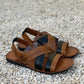 Hand Stitched Cross Fit Leather Sandal
