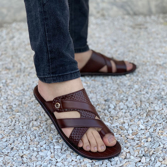 The Antique Brown Chappal