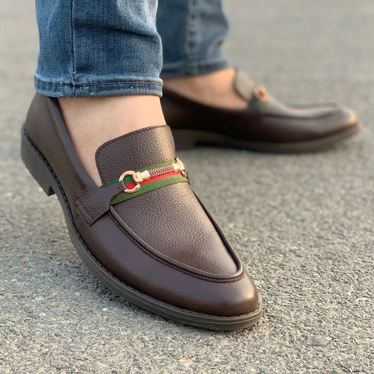 Leather Brown Loafers yehloo.com.pk 