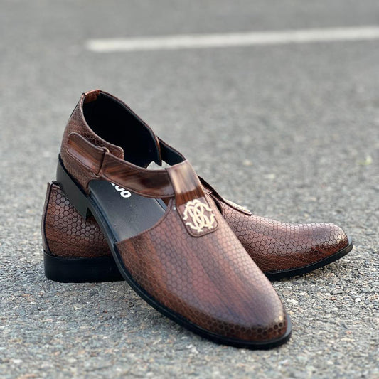 The Classic Brown Shoes - yehloo.com.pk