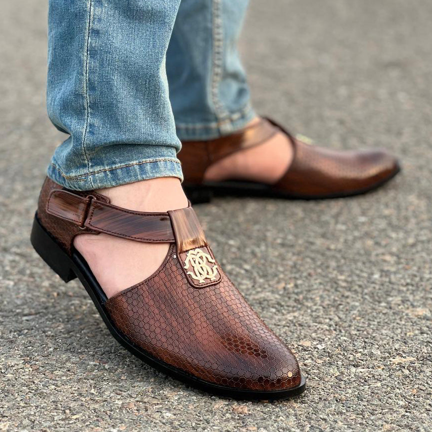 The Classic Brown Shoes - yehloo.com.pk