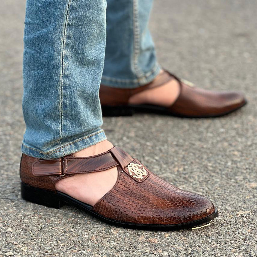 The Classic Brown Shoes - yehloo.com.pk