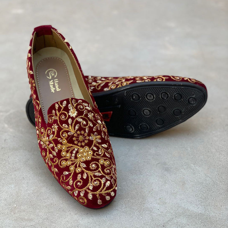 The Royal Maroon Shoes