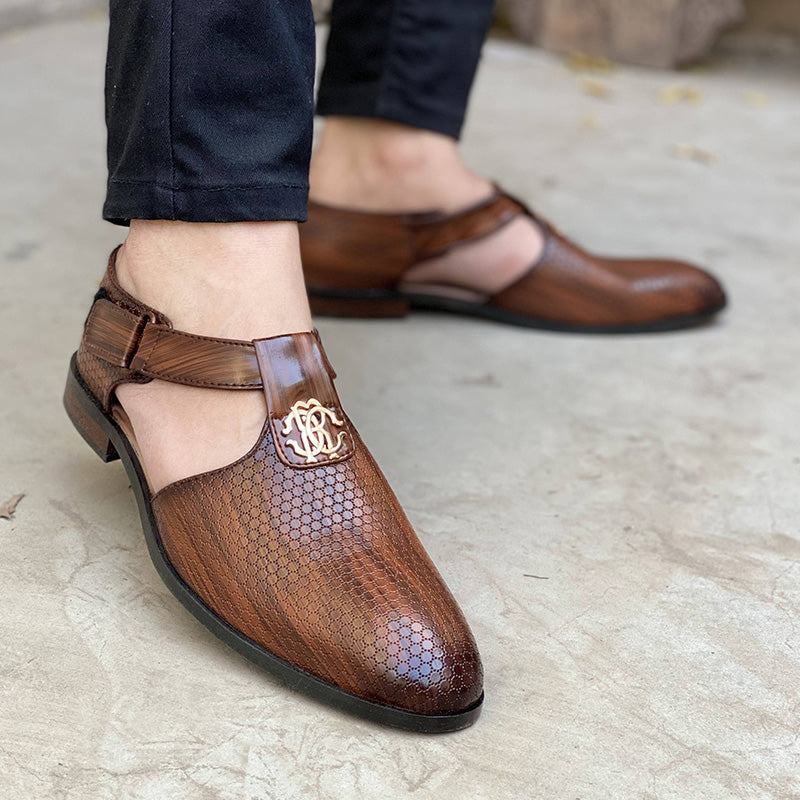 The Classic Brown Shoes - yehloo.com.pk