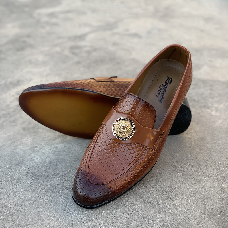 Handmade Vivek Tan Shoes - yehloo.com.pk