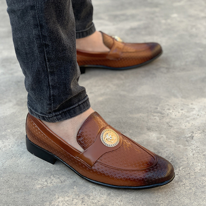 Handmade Vivek Tan Shoes - yehloo.com.pk