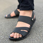 The Black Camello Sandal - yehloo.com.pk